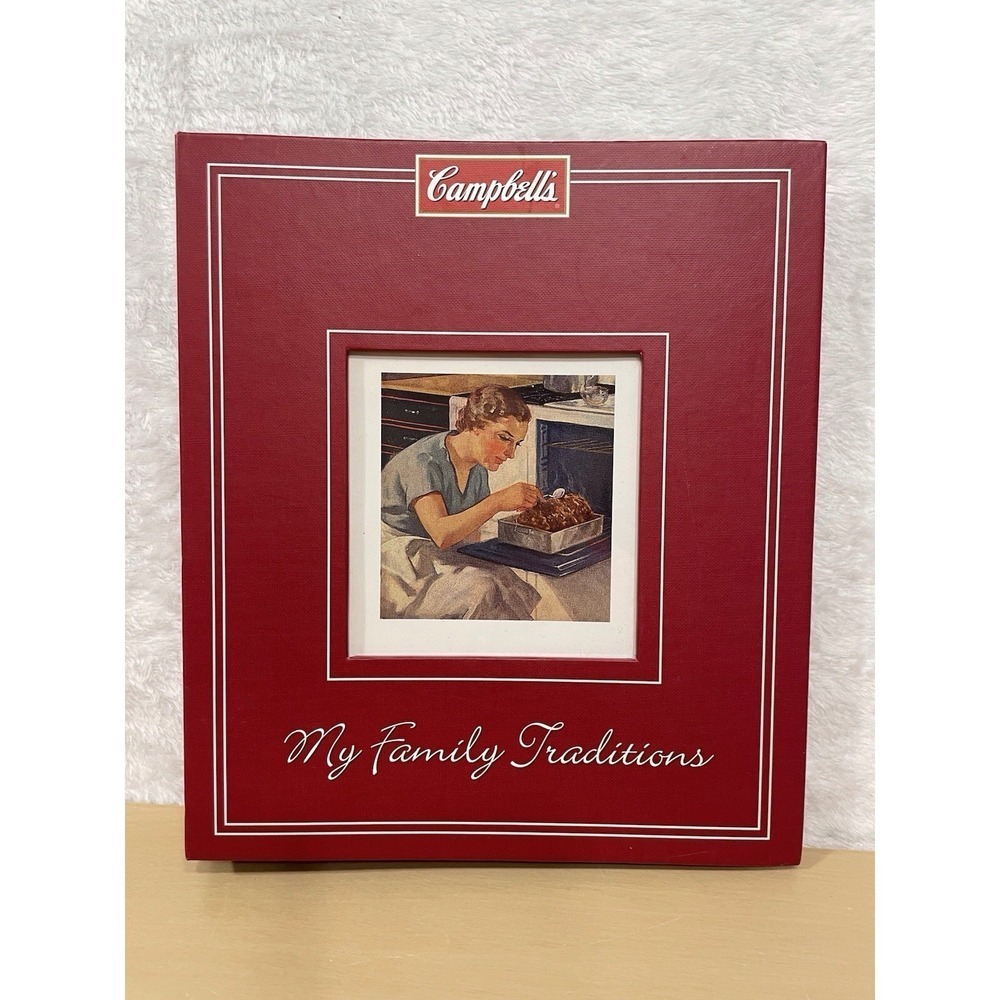 Campbell's My Family Traditions Recipe Keepsake Binder Cookbook